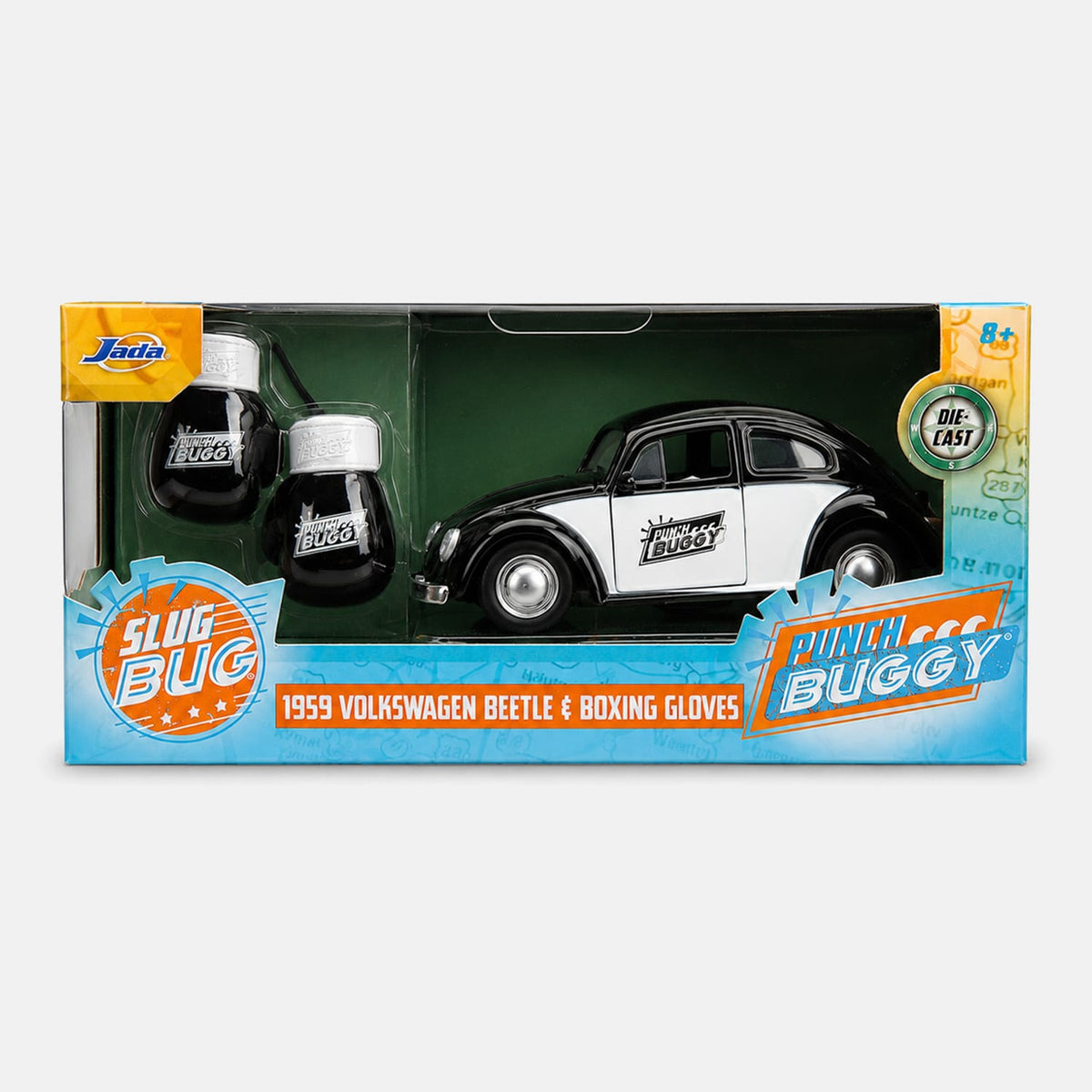 Jada Punch Buggy 1959 VW Beetle & Boxing Gloves - Assorted, product image 2