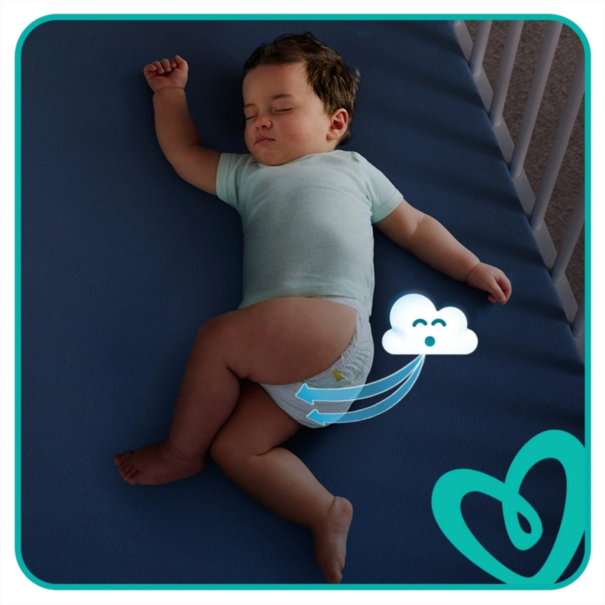 Pampers Baby-Dry Nappies 19'S Size 6, product image 4