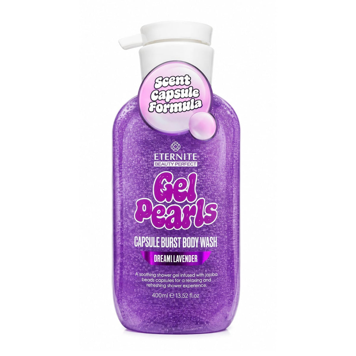 Eternite Gel Pearls Body Wash 400ml - Dream Lavender