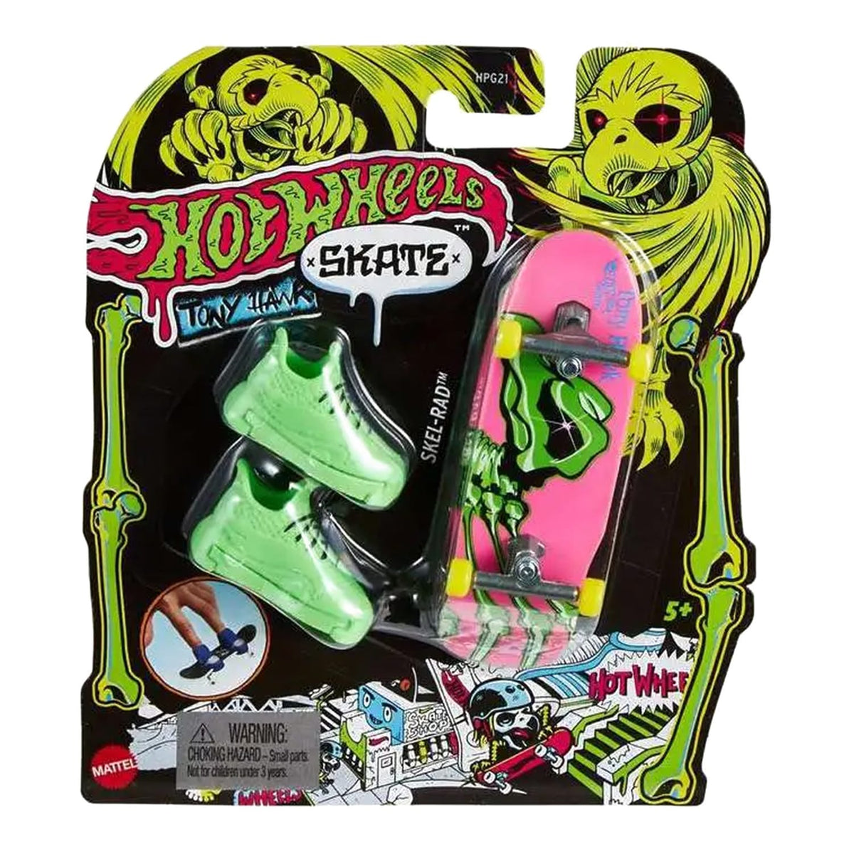 Hot Wheels Skate Tony Hawk Fingerboard & Skate Shoes, product image 5