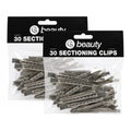 Beaut Co 30 Hair Sectioning Clips x2