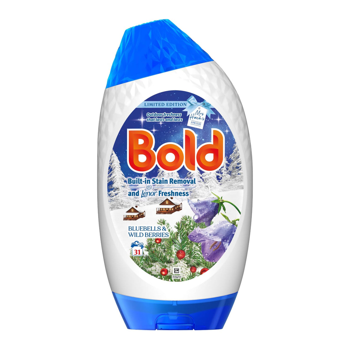 Bold Laundry Detergent Gel 31 Washes 1.023 Litres - Bluebells & Wild Berries