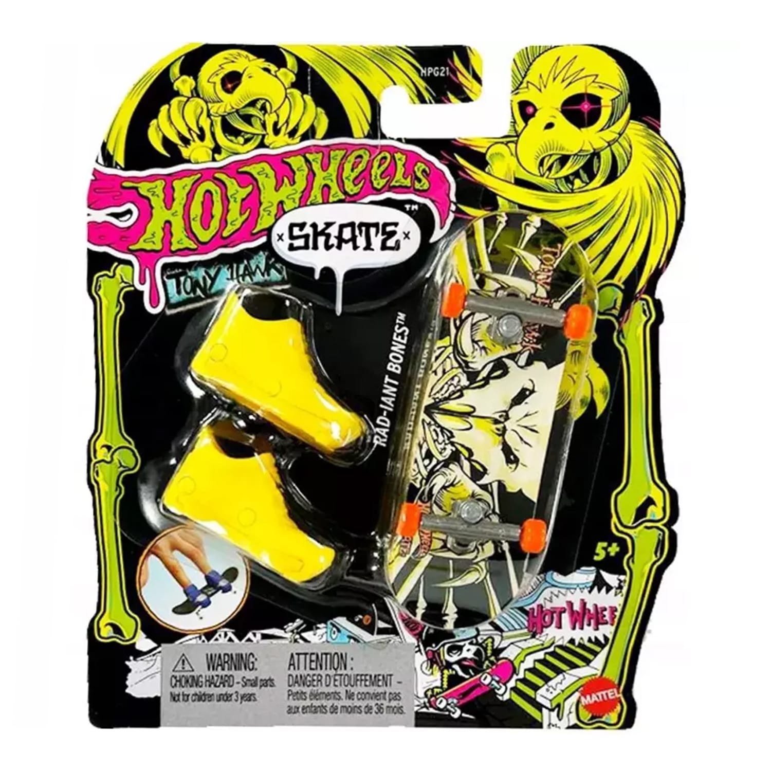 Hot Wheels Skate Tony Hawk Fingerboard & Skate Shoes, product image 2