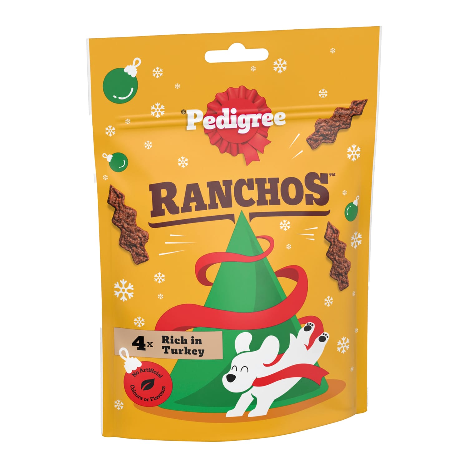 Pedigree Ranchos Christmas Tree Dog Treats 52G